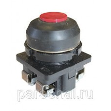 ВК30-10-02110-54 У2, красный, 2р, цилиндр, IP54, 10А. 660В, выключатель кнопочный  (ЭТ)